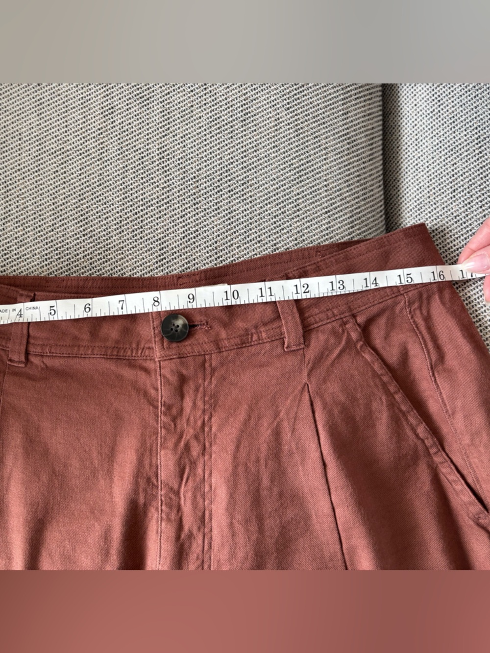 Everlane Women’s Rust Brown Linen Pants - Picture 4 of 5